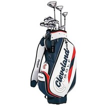 던롭 클리브랜드 남자 골프클럽 풀세트 11개 +캐디백, steel/ S