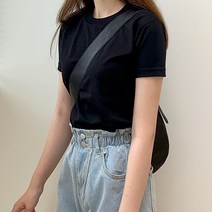 티데일리 남녀공용 20수 라운드 무지 반팔 티셔츠 3장 세트