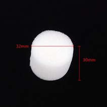 에어 마술 에어포트 화분 종자 발아를 위한 Soilless 수경 재배 스폰지 32mm x 30mm 야채 보육 90 개, [01] white, 01 white
