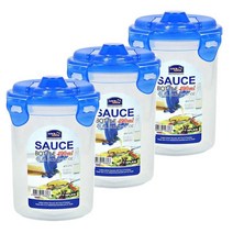락앤락 원형소스통 소, 490ml, 3개