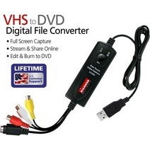 다이아몬드 멀티미디어 VC500 원터치 VHS-디지털 파일 간편한 소프트웨어 사용 변환 편집 및 저장이 가능한 DVD 컨버터 Win781011, PC, 1개