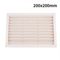 아파트 루바 그릴형 창 200x200 사각 환기구 커버 환풍커버 주택 통풍 후드 보일러실, 단품, 단품