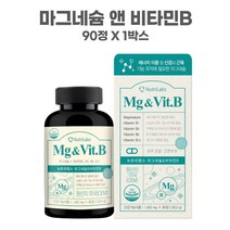 마그비 고함량 마그네슘 눈떨림 영양제 뉴트리랩스 산화 마그네슘 비타민B 90정