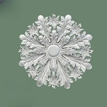 샹들리에몰딩 유럽피언 샹들리에 펜던트 조명 천정 장식 패널, DP-6103 화이트