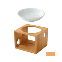 우드 원목 아로마 오일버너 램프 워머 에센셜오일 티라이트 소이 캔들받침 프래그런스 발향기, E타입