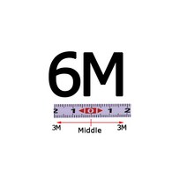 자기 접착 테이프 측정 미터법 0.9M-10M 연귀 트랙 측정 테이프 T-트랙 라우터 용 강철 눈금자 톱 테이블 목공 도구, 6m-중간