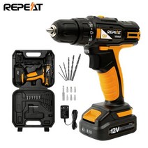 리피트 12V 전동드릴 무선 충전 드라이버 RP-P012, 1개