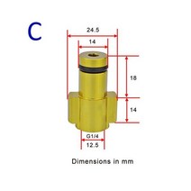 고압세척기건 Karcher Nilfisk 스노우 폼 랜스 노즐 어댑터 자동차 와셔 용 고압 워터 건 커넥터, 금