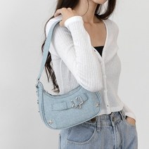 라이니 스타 별 버클 빈티지 미니 호보 숄더백 ba-60440c