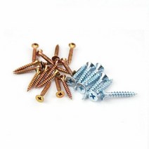 나사 피스 3x30 아연백색 500개 봉 나사못 DIY 용품 제작, 색상:[색상]본상품
