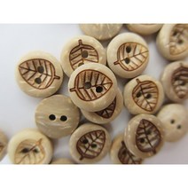 코코넛 낙엽-10 단추/10mm(8개)-천원/자개단추/원목단추/나무단추/하트단추/퀼트부재료/퀼트단추/스티치/원형단추/디자인단추/펠트/우드단추/슬라임/블라우스단추/셔츠단추, 1. 10mm(8개)-1000원