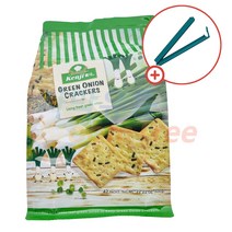 코스트코 켄지 그린어니언 크래커스 630g 파 크래커 야채크래커 + 이케아 봉지클립(대) 1P
