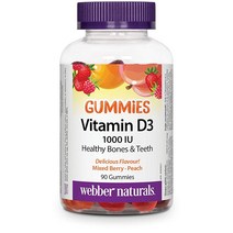 웨버 내추럴 Webber Natruals 비타민D Vitamin3 1000 IU 90개