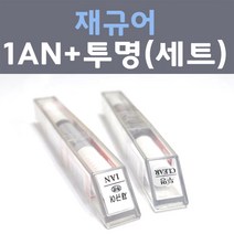 재규어 1AN 오스뮴 주문컬러 붓펜 + 모투명마감용붓펜 자동차 카 페인트 8ml