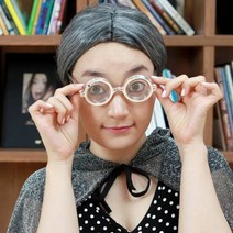 1300K 파티용품 할머니가발, 단품