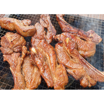국산 수제 양념 돼지갈비 1kg 통갈비 LA갈비 NO연육제 보존제 육식가, 2) 양념 LA갈비 1kg