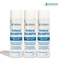 그라함스 내추럴 샴푸 250ml X3개, 상품상세참조