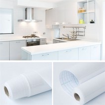 벽지 포인트벽지 실크벽지 diy 장식 필름 pvc 펄 화이트 자체 접착 벽 종이, 60cmx10m, 하얀색