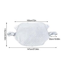 동파방지 자동차 앞 유리 스노우 커버 동결 방지 겨울 두꺼운 창 미러 보호대, 한개옵션1, 한개옵션0