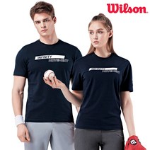 윌슨 라운드 반팔티 5275 네이비 코튼 스포츠 단체복