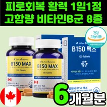 50대 중년 남자 피곤할때 영양제 비타민 B 컴플렉스 복합체 B군 비군 콤플렉스 B1 B2 30대 40대 60대 남성 여성 여자 활력 피로 회복 B3 니아신 B12 비오틴 판토텐산, 2개, 100정