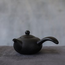 티포원 차주전자 세라믹 찻 중국 찻 165ml 티팟 세트, 검은색