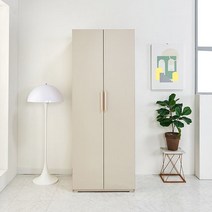 키큰 키높이장 B190 2colors 행거 800 높은 안방 작은방옷장 싱글장롱, 화이트