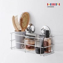 [한샘몰X파워락] 다용도 선반 300 욕실 흡착 선반 정리대, 01.파워락_다용도 선반 300