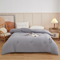 오리털 이불 duck down goose blanket 여름 가 화이트 거위 부드러운 코튼 오리털 퀸 침구 럭셔리 깃털 이, 200x230cm 2kg, 8
