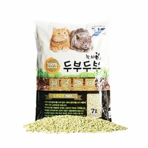 토퍼 두부두부 두부모래 일반입자 녹차, 8개, 7L