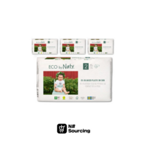 네띠 친환경 신생아용 기저귀 밴드형 에코소재 2단계 33매 2-6kg, 2단계 (2-6kg) 신생아용 33매