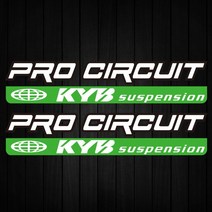 Kawasaki Yamaha Tmax Suzuki Benelli KTM Honda호완반사 KYB 레이싱 서스펜션 바이크 오토바이 악세사리 데칼 스티커, [06] Green 160mm