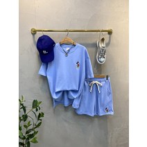 럭키567 / 미.키 반바지세트 반팔 투피스 트레이닝복