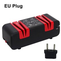 가정용 자동 전동칼갈이 4단계 USB 칼갈이 다목적 전기 샤프너, 02 Black Red