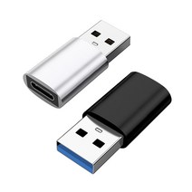 DFMEI USB3.0 공전 Type-C 모전연결대 A 공전 C 모차충전 이어폰 핸드폰연결대, type-c모터회전USB3.0블랙(타원형)