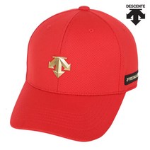 데상트모자 KQF 베이스볼 야구모 SM123BCP10 RED, M-L