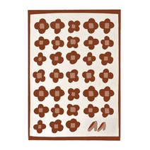 대형 바커보드 격자 무늬 카펫 플러시 공간 러그 거실 미끄럼 방지 어린이 놀이 매트 부드러운 침대 옆 바닥 매트 Tapete 어린이용 물세척카페트타일