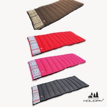 캠핑 홀리데이 침낭 국산 올프리시즌 7세대 몬스터침낭 알러지 방지 원단, 브라운 침낭