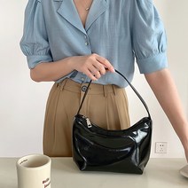 BSHAANS 에나멜 미니 호보백
