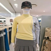 링스 골프 여성 가을 세로스트라이프 하프넥 이너 티셔츠L21B3TI052