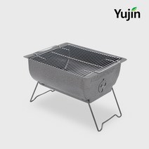 2~3인 BBQ 바베큐 그릴 접이식 사각 좌식형(S) 화로대 석쇠 숯불 캠핑용품 YJ194, BBQ그릴 사각좌식(S), 1