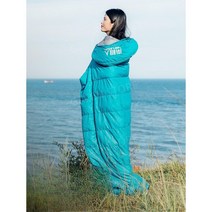 침낭 네이처하이크 겨울 백패킹 동계 이불 캠핑 차박 덕다운 구스, E. E.레이크블루보풀량1200g(-7~-4C)