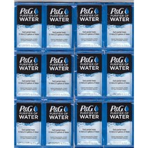 피앤지 물 정화제 분말 4g(10L용) 12패킷 - 여행용 비상용 구호용 정수제, 4g, 12개