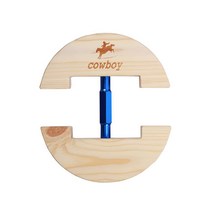 COWBOY 모자 스트레처 스몰 사이즈 16.5-24.1cm(6 1/1-2 9/2인치) - 다채로운 조절식 튼튼한 버클(스몰 레드), 6 1/2, Blue