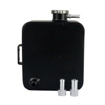 연료 탱크 범용 알루미늄 합금 냉각수 헤더 오버플로 확장 물 저수조 자동차 보트 트럭용 25L, 1.Black