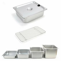 높이 20cm 2분의1 십자 받침 스텐 밧드 바트 타공뚜껑, 단품