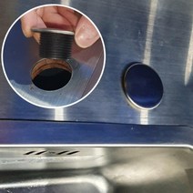 싱크대 수전 디스펜서구멍마개 25mm스텐뚜껑