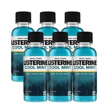(유통기한 2023/6/6) 리스테린 쿨민트100ml 구강청결제, 6개