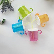 아가프라빨대컵 1p 180ml 아기컵 양손컵, 블루