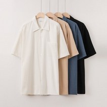 NTO 린넨 스트라이프 반팔 셔츠 남방